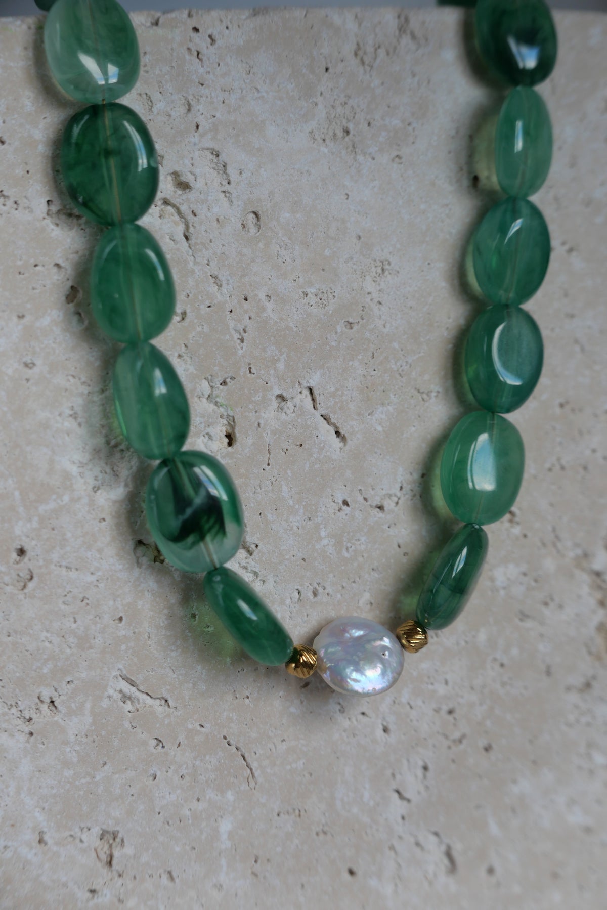 Collier emeraude