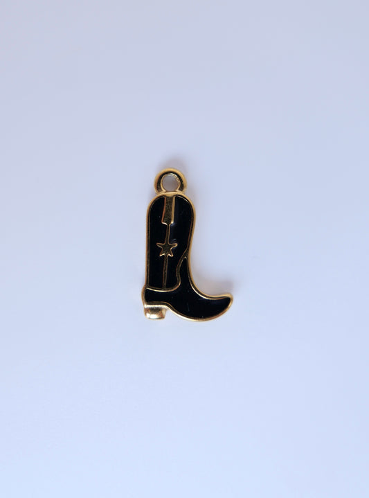 Black santiag charm 10