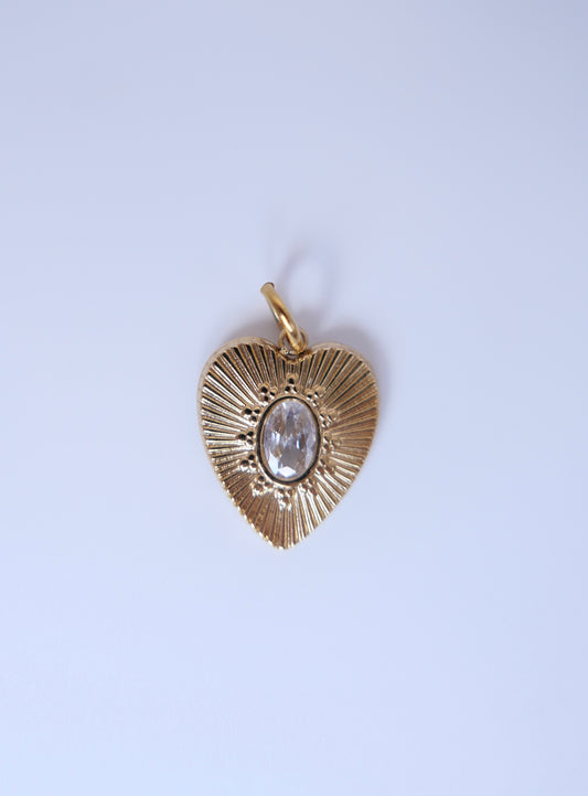 Heart charm 12