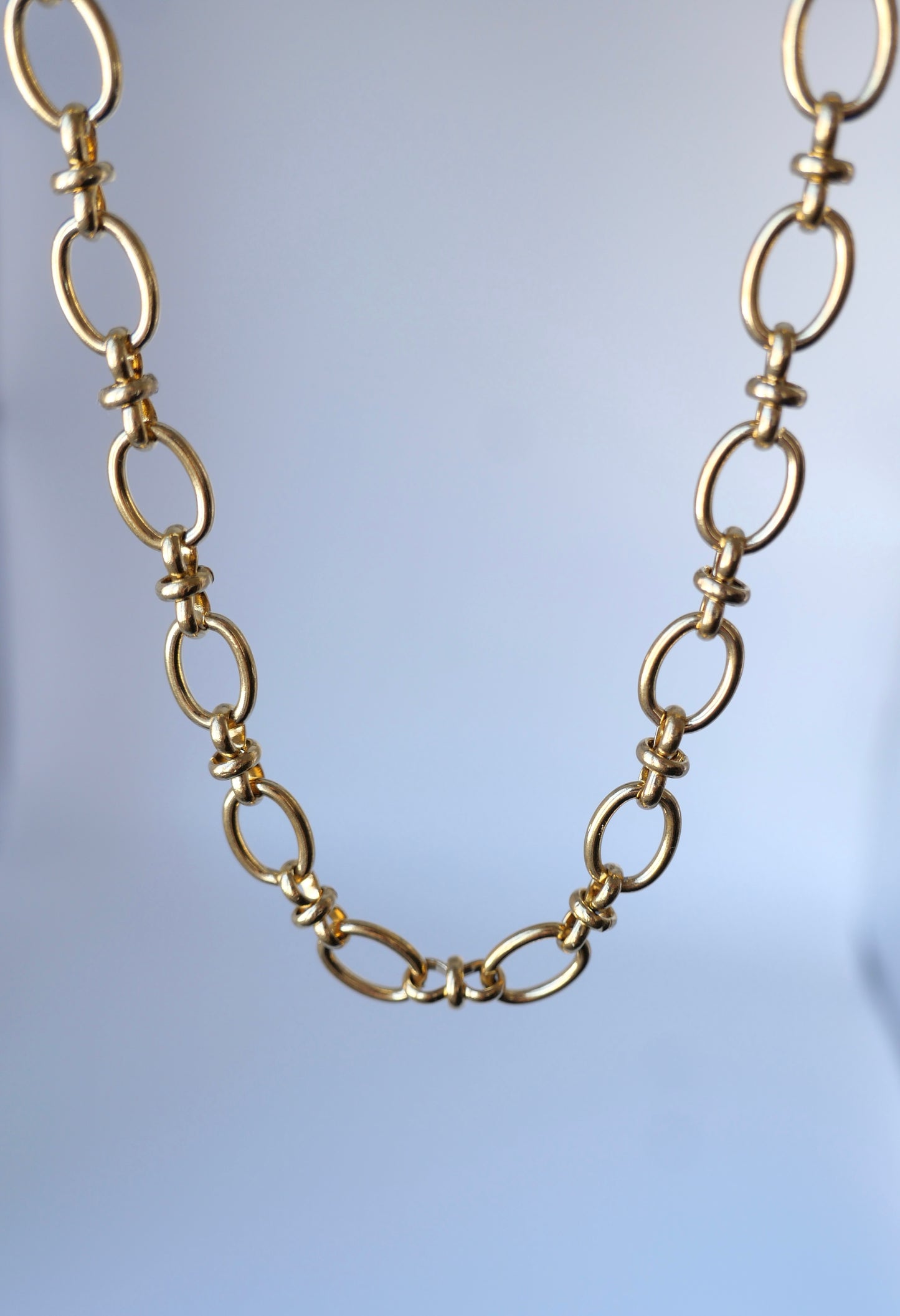 Collier maillons larges