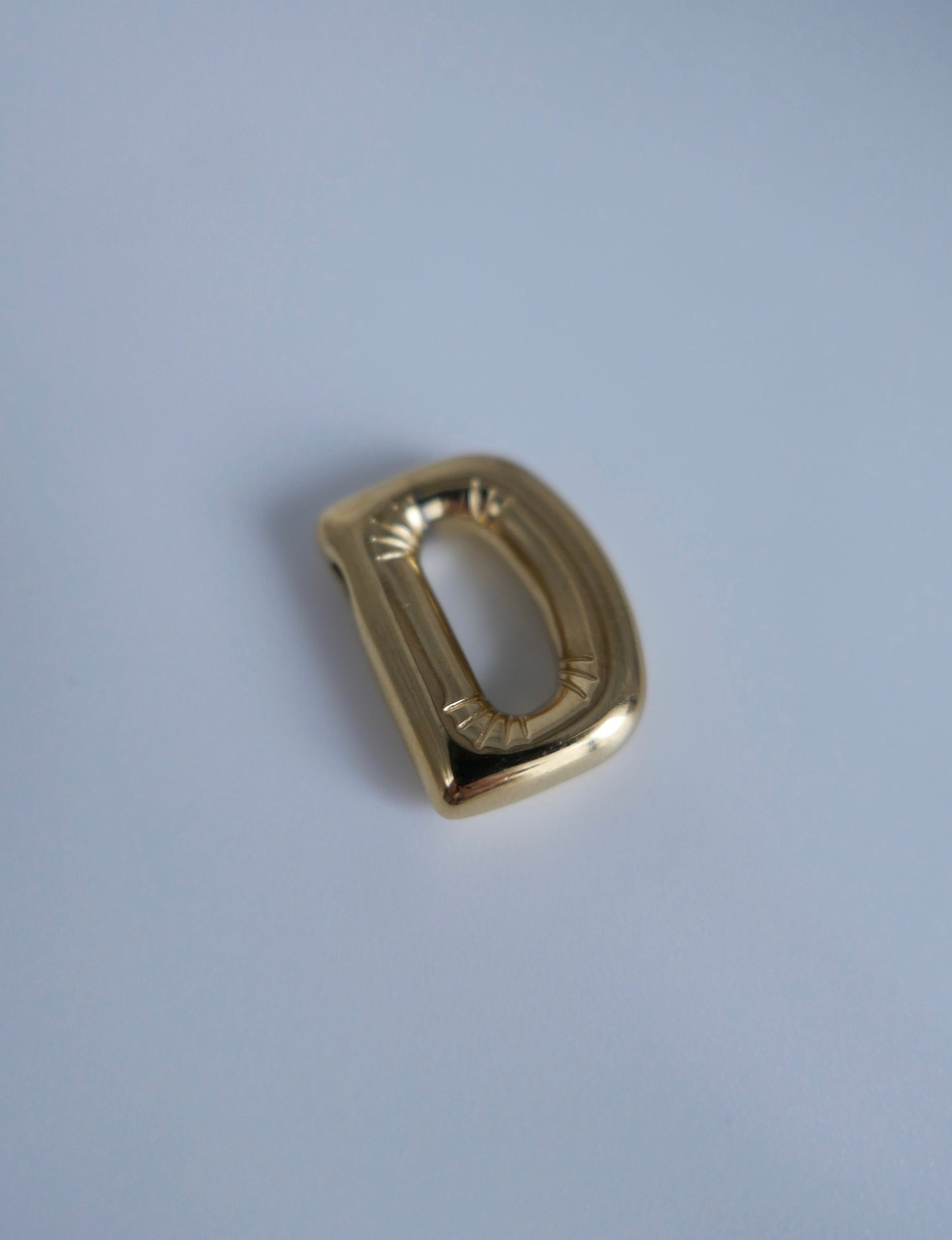 Collier lettre bulle