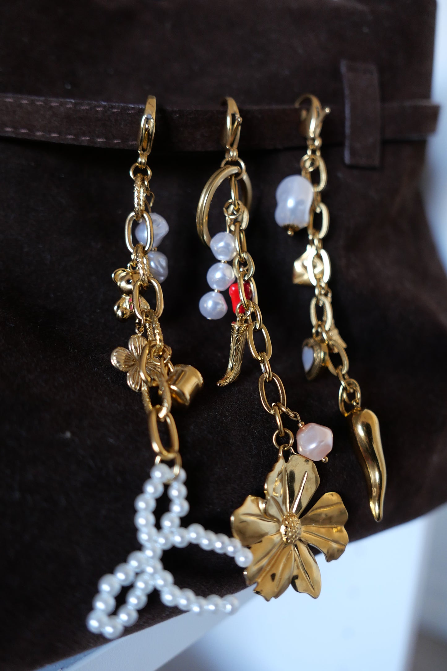 Bag charm Flower