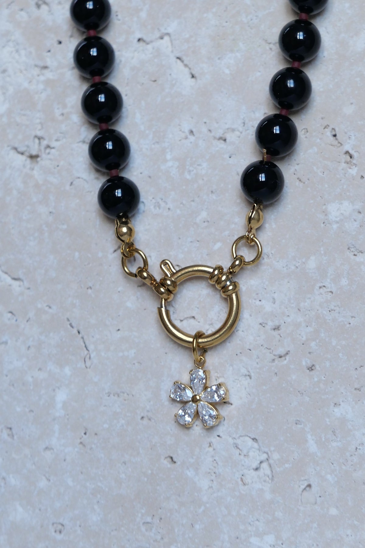Collier Grenat