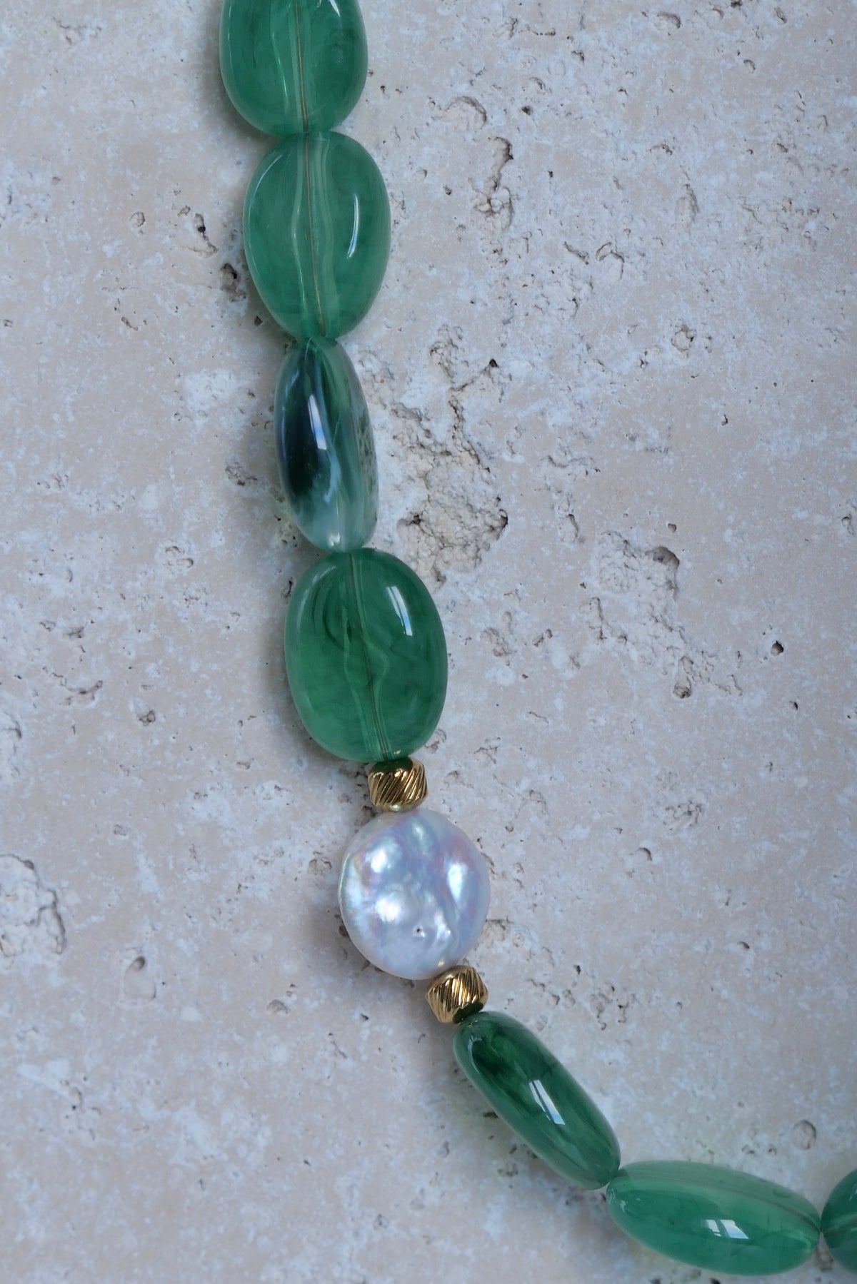 Collier emeraude