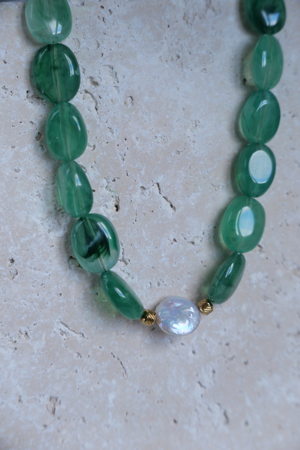 Collier emeraude